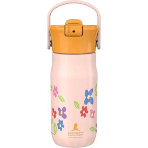 Zak Designs Harmony Bluey Water Bottle for Travel or At Home, 18oz Durable Plastic is Leak-Proof When Closed with Straw Lid and Carry Handle, 2-Pack (Bluey and Bingo)(St. Jude (Floral))