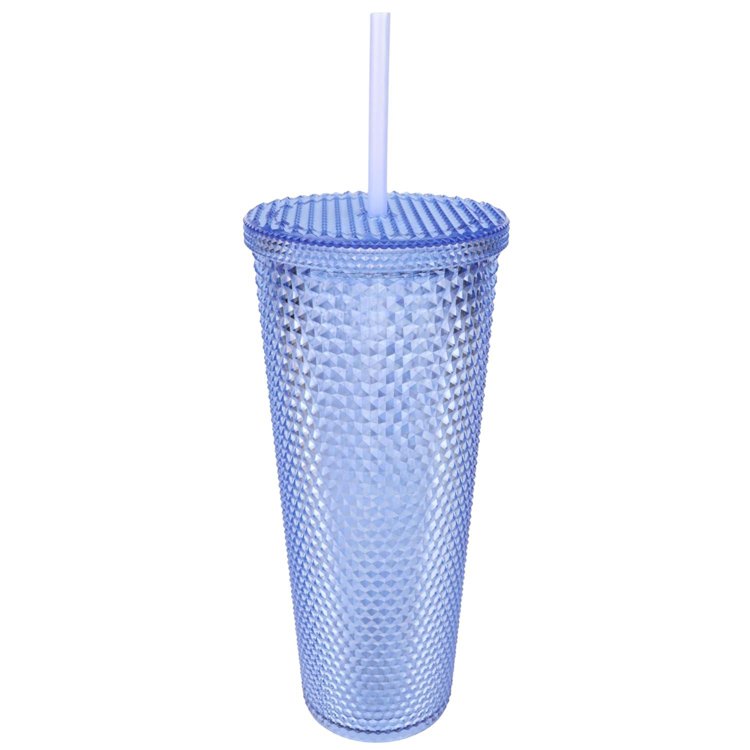 image:imageBluey Rhinestone Tumbler with Candy Sticks and Lollipops Inside Individually Wrapped Pieces 24 Ounces