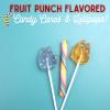 Bluey Rhinestone Tumbler with Candy Sticks and Lollipops Inside, Individually Wrapped Pieces, 24 Ounces