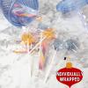 Bluey Rhinestone Tumbler with Candy Sticks and Lollipops Inside, Individually Wrapped Pieces, 24 Ounces