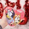 Bluey Valentine’s Candy Gift Box, Milk Chocolatey Hearts Inside, Individually Wrapped Pieces, Collectible Heart Container, 2.12 Ounces