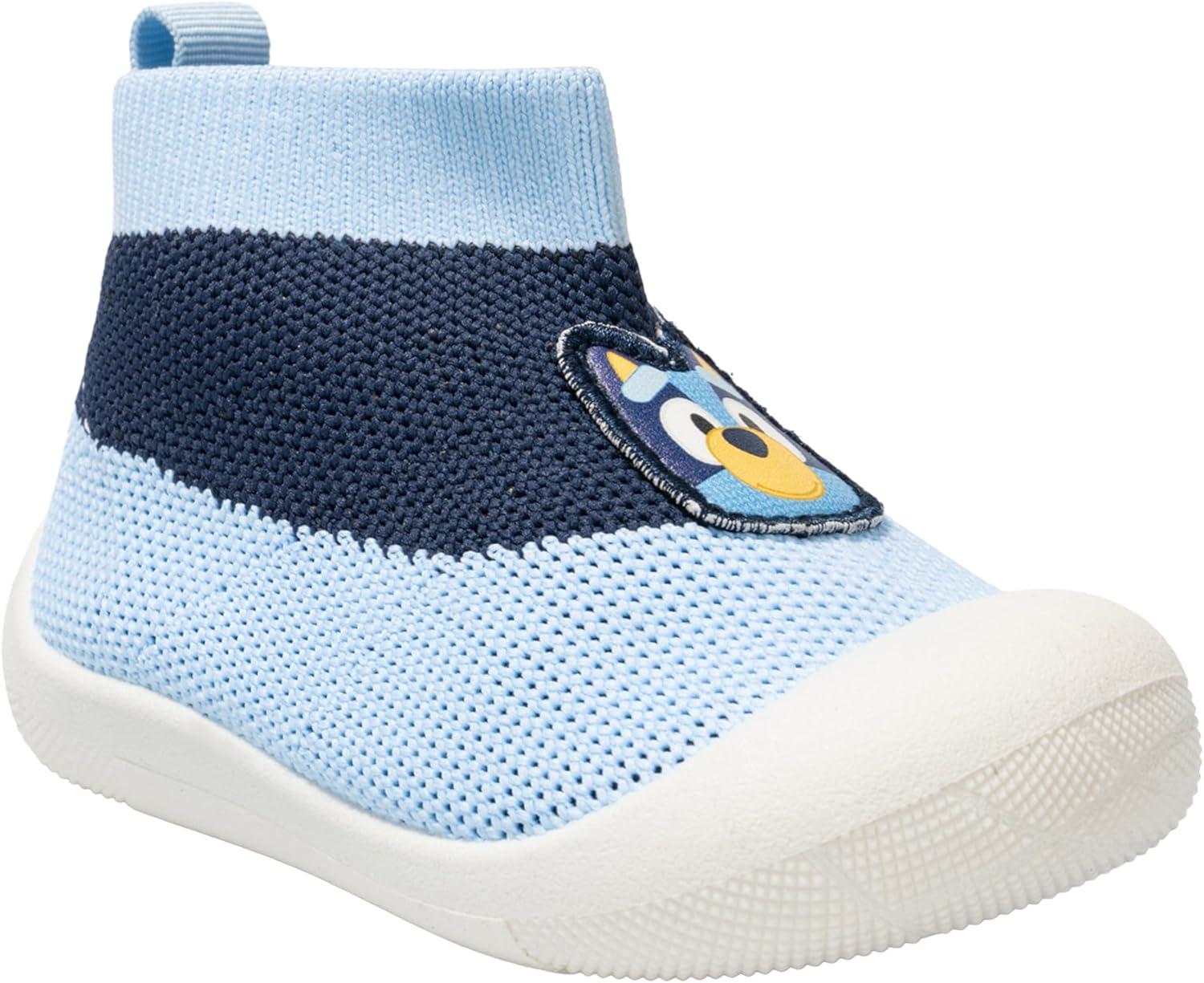 image:imageBluey Toddler Sock Top Shoes for Babies amp Kids Cute Bingo Print Soft Comfortable SlipOn Sock Shoes Unisex Everyday Indoor Outdoor Sizes 56910 Winter Play FootwearBlue