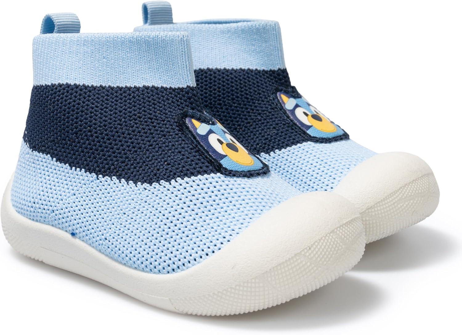 image:imageBluey Toddler Sock Top Shoes for Babies amp Kids Cute Bingo Print Soft Comfortable SlipOn Sock Shoes Unisex Everyday Indoor Outdoor Sizes 56910 Winter Play FootwearBlue