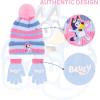 Bluey Bandit and Chilli Toddler Hat with Winter Mittens for Kids – Warm Winter Hat for Toddler with Kids Mittens Blue Grey(Bluey Multi)
