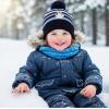 Bluey Bandit and Chilli Toddler Hat with Winter Mittens for Kids – Warm Winter Hat for Toddler with Kids Mittens Blue Grey(Bluey Stripes)