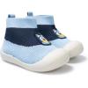 Bluey Toddler Sock Top Shoes for Babies & Kids – Cute Bingo Print Soft Comfortable Slip-On Sock Shoes, Unisex Everyday Indoor Outdoor Sizes 5/6-9/10 Winter Play Footwear(Blue)
