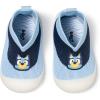 Bluey Toddler Sock Top Shoes for Babies & Kids – Cute Bingo Print Soft Comfortable Slip-On Sock Shoes, Unisex Everyday Indoor Outdoor Sizes 5/6-9/10 Winter Play Footwear(Blue)