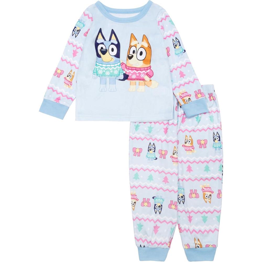 image:imageBluey girls 4piece Loosefit Pajama Set Soft amp Cute for KidsBluey Sweater