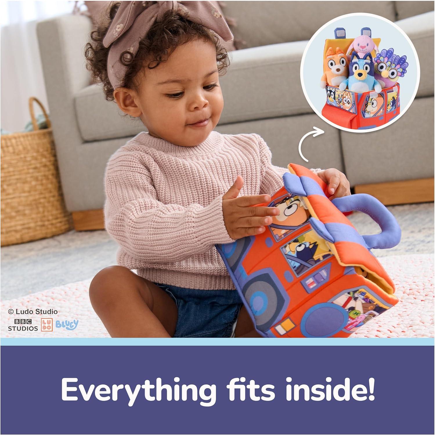 image:imageGUND Bluey 5Piece Plush Playset Official Bluey Stuffed Animals and Sensory Toys for Babies and Toddlers 7