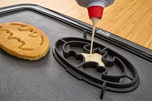 image:imageWhiskware Bluey Pancake Art Kit 1 Batter Bottle 2 Silicone Bluey and Bingo Pancake Molds and 1 BlenderBall Wire Whisk Durable NoMess Breakfast BPA Free Dishwasher SafeBatman