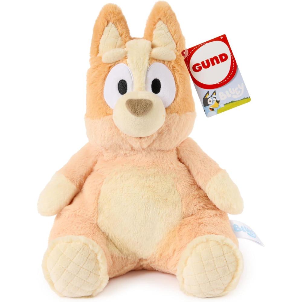 image:imageGUND Official Bingo Oh So Snuggly Plush Bluey Plushies Stuffed Animal Sensory Toy for Babies and Toddlers Orange 125
