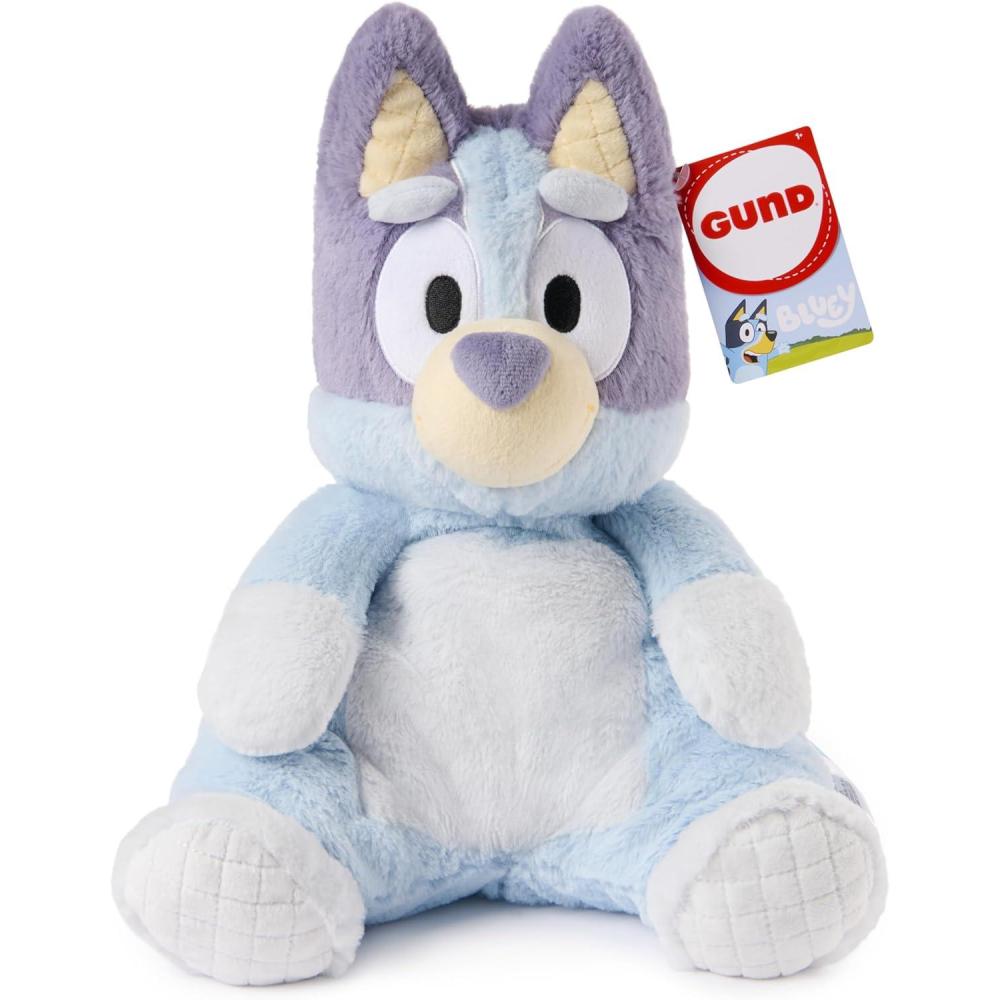image:imageGUND Official Bluey Oh So Snuggly Plush Bluey Plushies Stuffed Animal Sensory Toy for Babies and Toddlers Blue 125