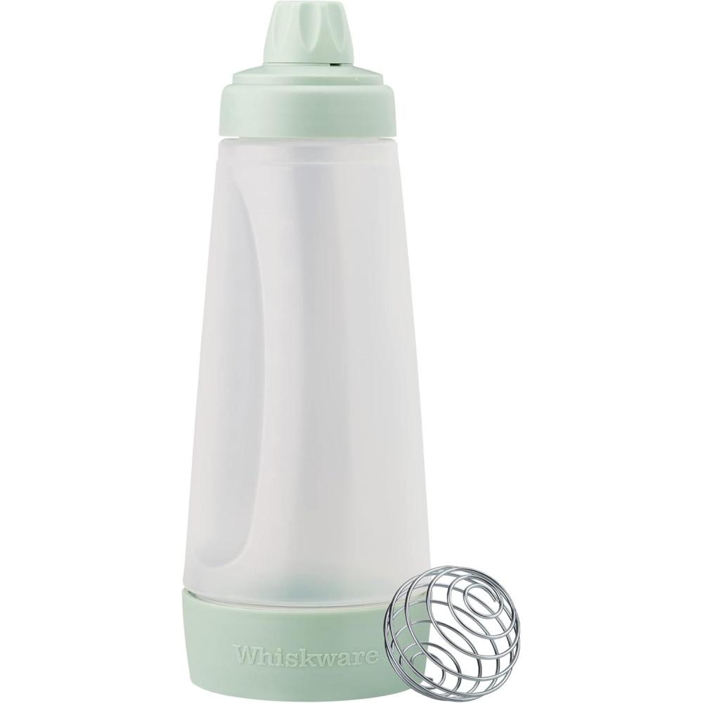 image:imageWhiskware Bluey Pancake Art Kit 1 Batter Bottle 2 Silicone Bluey and Bingo Pancake Molds and 1 BlenderBall Wire Whisk Durable NoMess Breakfast BPA Free Dishwasher SafeMint