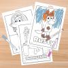 Bluey 16 Page Imagine Ink Coloring Book with 6 Mini Mess Free Markers, 57851