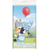 Bluey Birthday Party Supplies Bundle includes Table Cover and Happy Birthday Banner and 1 Dinosaur Sticker Sheet (2 Pack Bundle)
