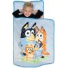 Bluey Kids Nap-Mat Set – Includes Pillow and Plush Blanket – Great for Boys or Girls Napping During Daycare or Preschool – Fits Toddlers and Young Children(Toddler)