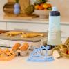 Whiskware Bluey Pancake Art Kit, 1 Batter Bottle, 2 Silicone Bluey and Bingo Pancake Molds, and 1 BlenderBall Wire Whisk, Durable, No-Mess Breakfast, BPA Free, Dishwasher Safe(Bluey)