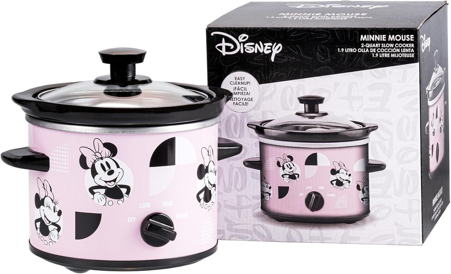 image:imageUncanny Brands Bluey 2qt Slow Cooker Small Kitchen ApplianceDisney Minnie Mouse