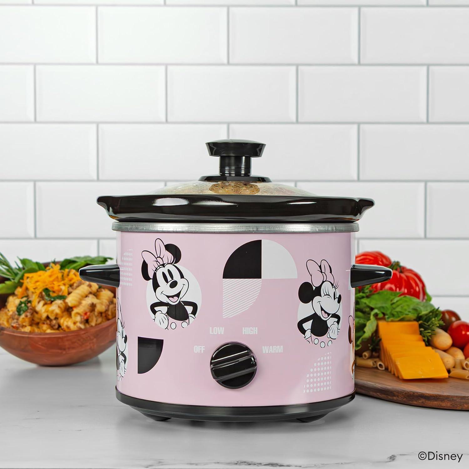 image:imageUncanny Brands Bluey 2qt Slow Cooker Small Kitchen ApplianceDisney Minnie Mouse