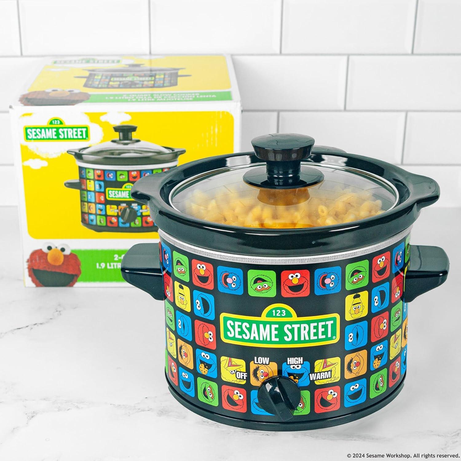 image:imageUncanny Brands Bluey 2qt Slow Cooker Small Kitchen ApplianceSesame Street