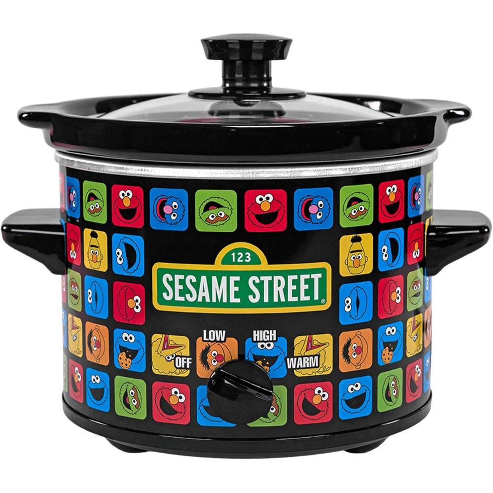 image:imageUncanny Brands Bluey 2qt Slow Cooker Small Kitchen ApplianceSesame Street