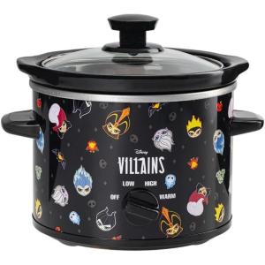 Uncanny Brands Bluey 2qt Slow Cooker – Small Kitchen Appliance(Disney Villains)