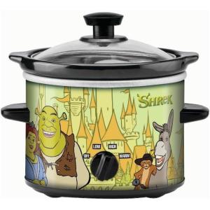 Uncanny Brands Bluey 2qt Slow Cooker – Small Kitchen Appliance(Shrek)