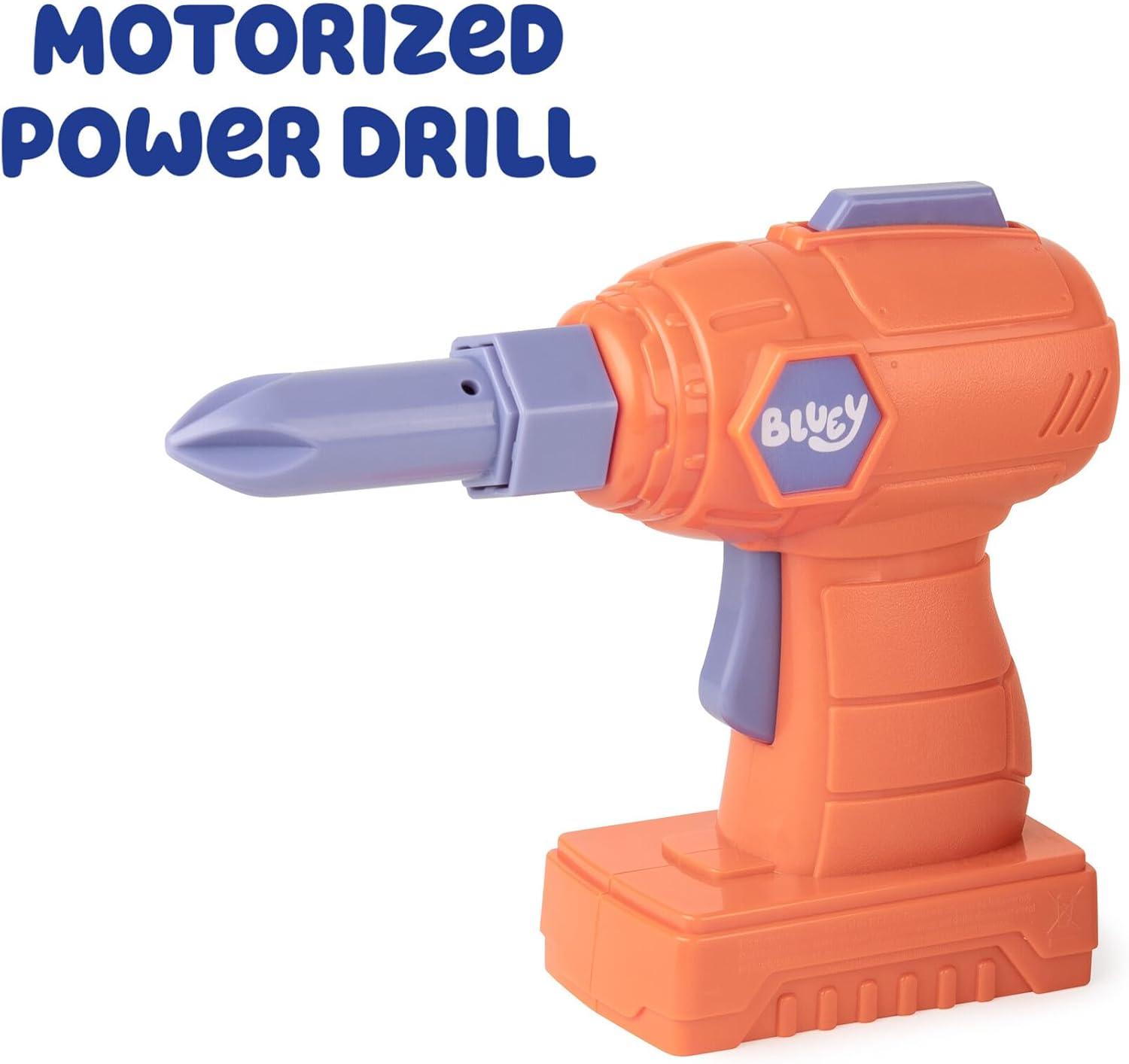 image:imageBUILDABUDDY Bluey Car Buildable TakeApart Motorized Vehicle with Bluey Figure amp Toy Drill 2in1 Toddler Building Play Educational Construction Toy Ages 18 MonthsBluey Car