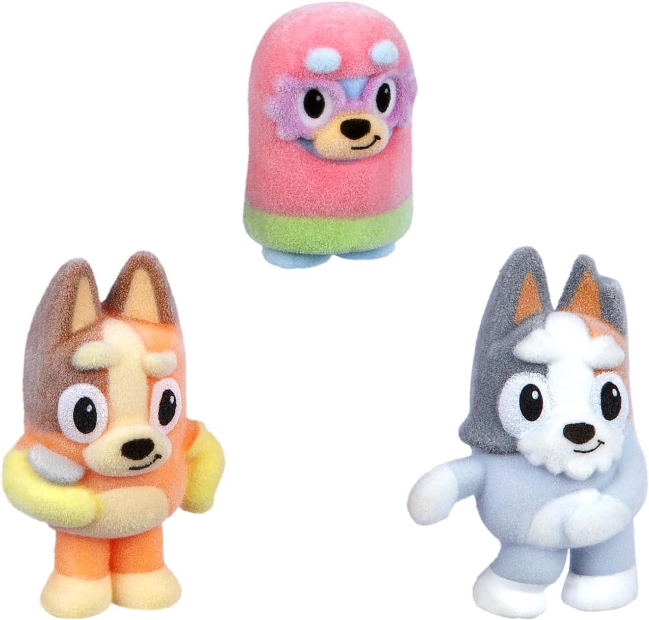 image:imageBluey Fuzzies Episode Pack Pavlova with 3 Specially Flocked Collectible MiniFigures Incl 1 Exclusive Display Case Trading Card and Collectors Guide 80 to Collect in Series 1Grannies