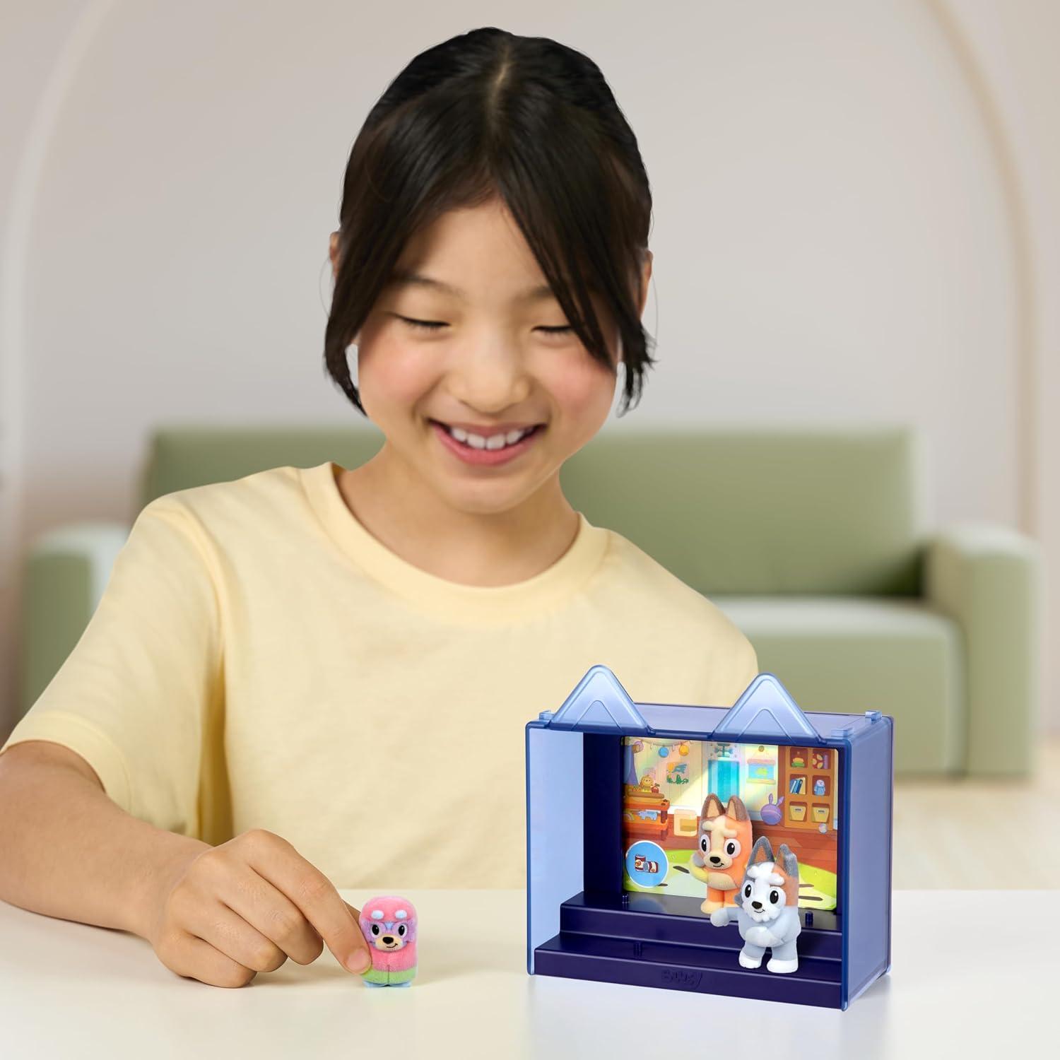 image:imageBluey Fuzzies Episode Pack Pavlova with 3 Specially Flocked Collectible MiniFigures Incl 1 Exclusive Display Case Trading Card and Collectors Guide 80 to Collect in Series 1Grannies