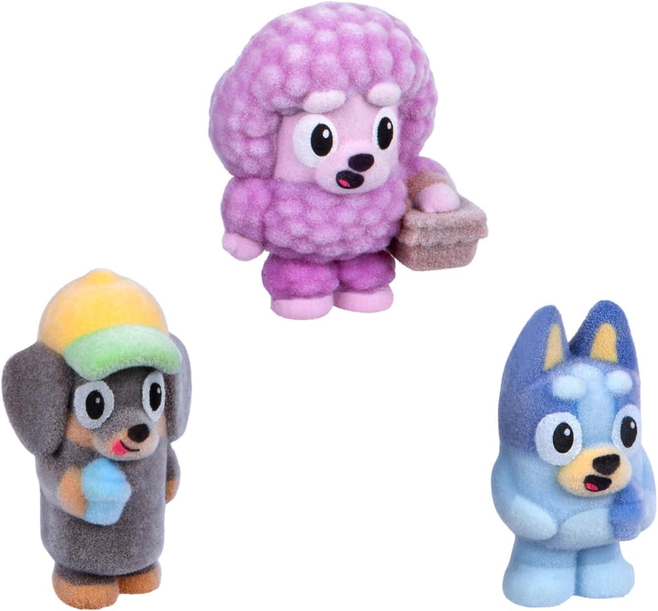 image:imageBluey Fuzzies Episode Pack Pavlova with 3 Specially Flocked Collectible MiniFigures Incl 1 Exclusive Display Case Trading Card and Collectors Guide 80 to Collect in Series 1Shadowlands