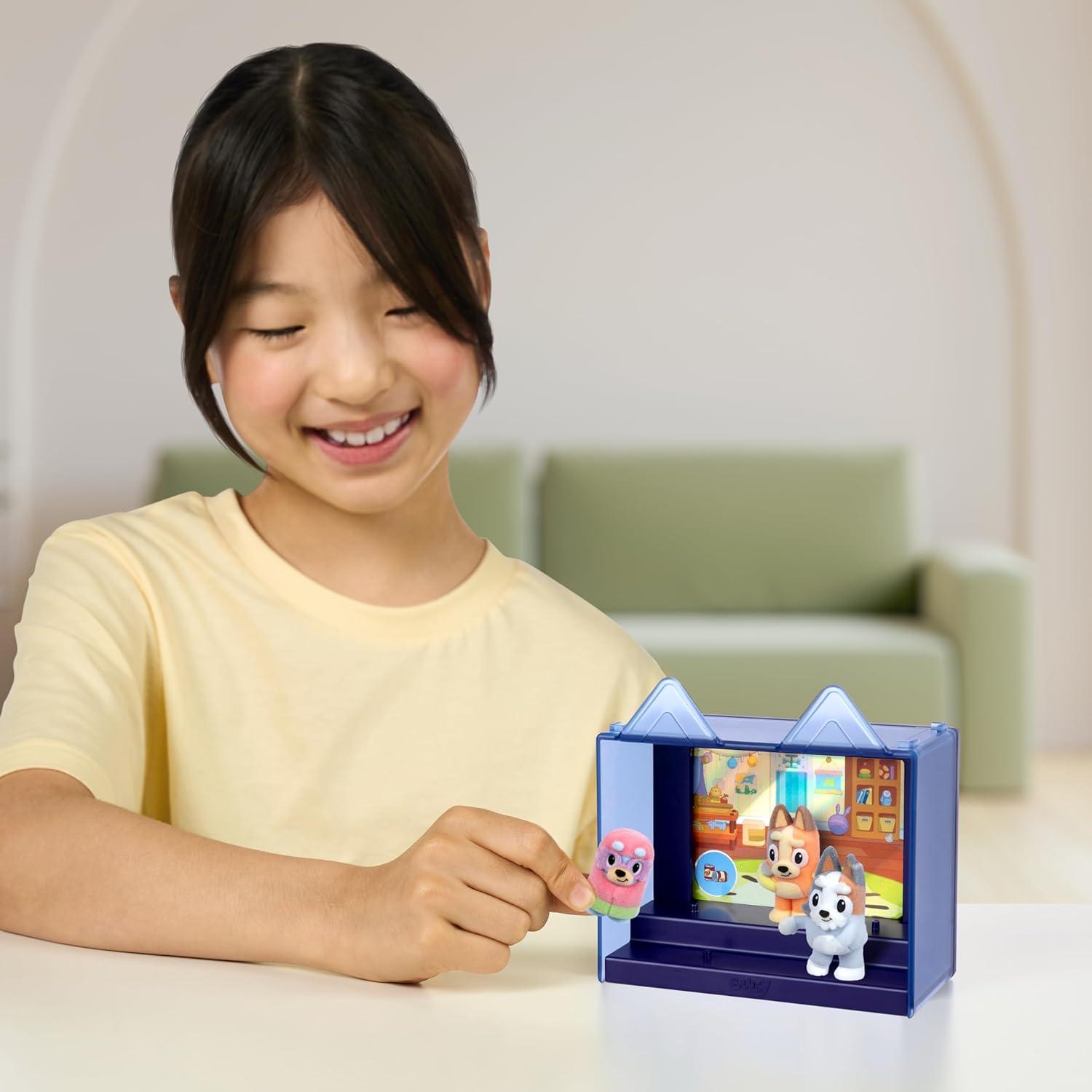 image:imageBluey Fuzzies Episode Pack Pavlova with 3 Specially Flocked Collectible MiniFigures Incl 1 Exclusive Display Case Trading Card and Collectors Guide 80 to Collect in Series 1Grannies