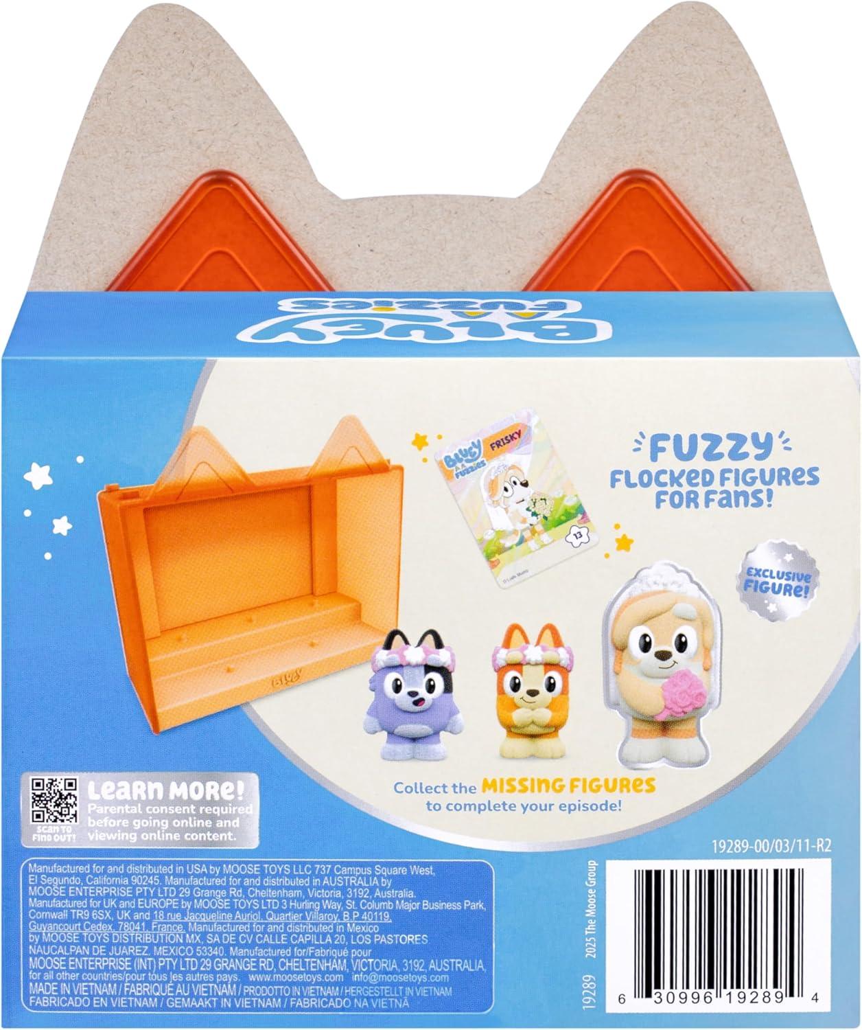 image:imageBluey Fuzzies Episode Pack Pavlova with 3 Specially Flocked Collectible MiniFigures Incl 1 Exclusive Display Case Trading Card and Collectors Guide 80 to Collect in Series 1The Sign