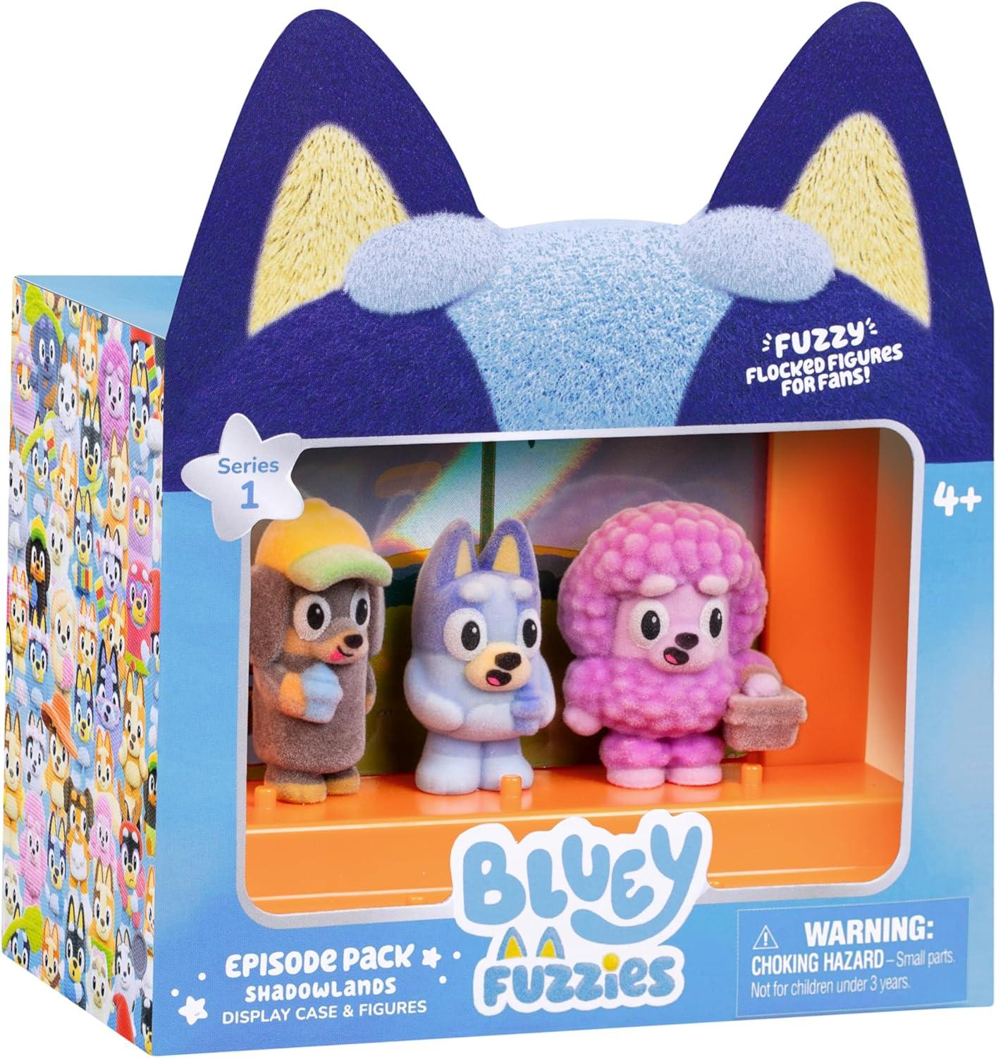 image:imageBluey Fuzzies Episode Pack Pavlova with 3 Specially Flocked Collectible MiniFigures Incl 1 Exclusive Display Case Trading Card and Collectors Guide 80 to Collect in Series 1Shadowlands