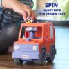 BUILD-A-BUDDY Bluey Car – Buildable Take-Apart Motorized Vehicle with Bluey Figure & Toy Drill – 2-in-1 Toddler Building Play – Educational Construction Toy – Ages 18 Months+(Bluey Car)