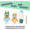Bluey Figure 2-Pack Cricket. 2 Episode-Themed Figures with Moving Arms & Helmet and Bat Accessories, 2.5-3″ (6-7.6 cm) Poseable Toys for Kids. Recreate Moments from The Episode Cricket.(Rug Island)
