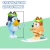 Bluey Figure 2-Pack Cricket. 2 Episode-Themed Figures with Moving Arms & Helmet and Bat Accessories, 2.5-3″ (6-7.6 cm) Poseable Toys for Kids. Recreate Moments from The Episode Cricket.(Rug Island)