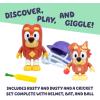 Bluey Figure 2-Pack Cricket. 2 Episode-Themed Figures with Moving Arms & Helmet and Bat Accessories, 2.5-3″ (6-7.6 cm) Poseable Toys for Kids. Recreate Moments from The Episode Cricket.(Cricket)