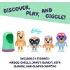 Bluey Figure 4-Pack Here Come The Grannies. 4 Episode-Themed Figures with Moving Arms & Accessories, 2.5-3″ (6-7.6 cm) Poseable Toys for Kids. Recreate Moments from The Episode Grannies.