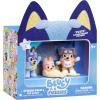 Bluey Fuzzies Episode Pack: Pavlova. with 3 Specially Flocked Collectible Mini-Figures (Incl. 1 Exclusive), Display Case, Trading Card, and Collector’s Guide. 80 to Collect in Series 1!(The Beach)