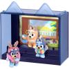 Bluey Fuzzies Episode Pack: Pavlova. with 3 Specially Flocked Collectible Mini-Figures (Incl. 1 Exclusive), Display Case, Trading Card, and Collector’s Guide. 80 to Collect in Series 1!(Magic Xylophone)