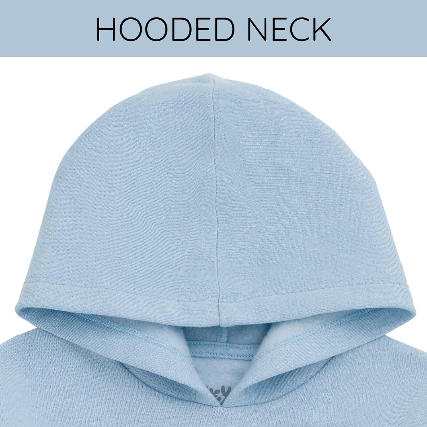 image:imageBluey Girls Fleece Hoodie Toddler to Big Kid Sizes 2T 1416Light Blue Bluey Friends