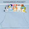 Bluey Girls Fleece Hoodie Toddler to Big Kid Sizes (2T – 14-16)(Light Blue  Bluey & Friends)