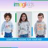 Bluey Girls Fleece Hoodie Toddler to Big Kid Sizes (2T – 14-16)(Light Blue  Bluey & Friends)
