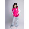 Bluey Girls Varsity Bomber Jacket Toddler to Big Kid Sizes (2T – 10-12)(Pink)