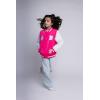Bluey Girls Varsity Bomber Jacket Toddler to Big Kid Sizes (2T – 10-12)(Pink)