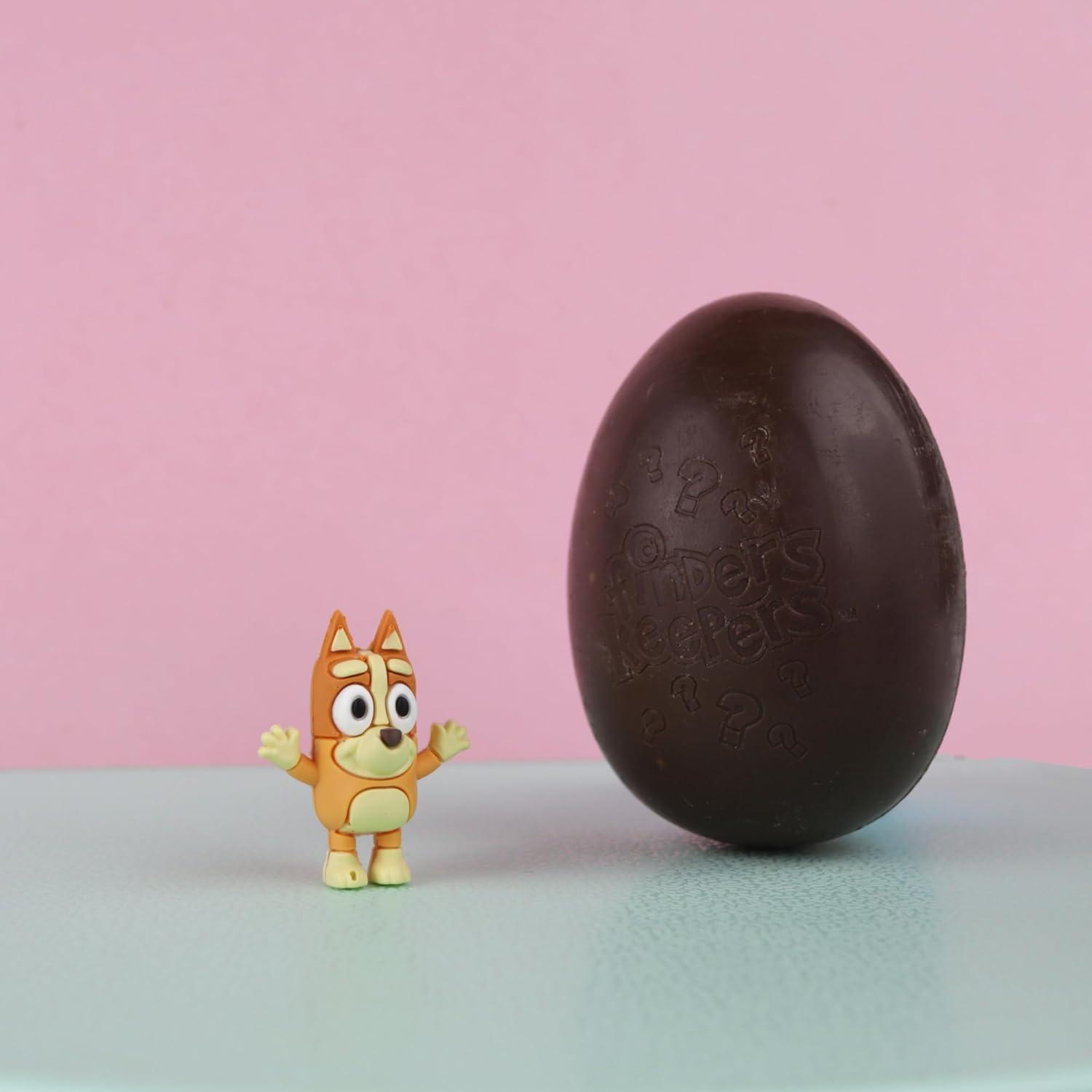 image:imageFinders Keepers Bluey Chocolatey Eggs Character Figurine Inside Birthday Party Favor Candy 6 Count