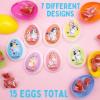 Galerie Bluey Themed Easter Eggs, Red Hard Candy Pouches Inside, Great for Egg Hunts, 2.47 Ounces, 15 Count