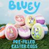 Galerie Bluey Themed Easter Eggs, Red Hard Candy Pouches Inside, Great for Egg Hunts, 2.47 Ounces, 15 Count