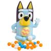Bluey Candy Dispenser, Face Changing Figurine with Assorted Hard Candies, Easter Basket Stuffer